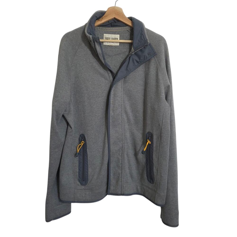 Eddie Bauer Men's Long Sleeve Full Zip Warm Fleece Soft Shell Jacket XL